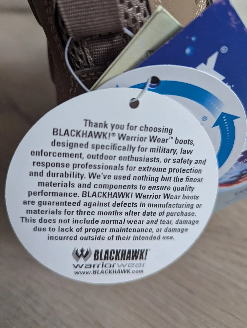 New Blackhawk Warrior Wear Boots tags still attached Size 8